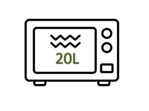 MICROONDAS 20 L CON GRILL